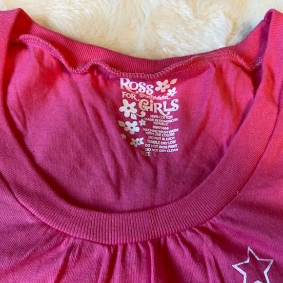 - 2/$30 Sportswear Country Dog Tshirt Girls Size L NWT - Picture 2 of 7